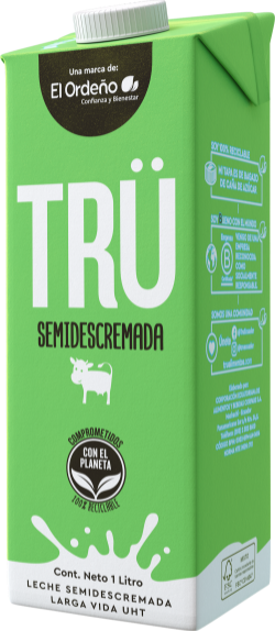 Alimentos sostenibles con proteína de la leche semidescreamada 